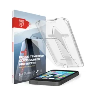 Rosso Screen Protector Geschikt Voor Apple IPhone Se / 5 / 5S | Gehard Glas | Case Friendly | Met Installatietray | Eenvoudige Montage