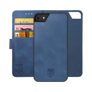 Rosso Element 2-in-1 Hoes Geschikt Voor Apple IPhone 6/7/8/Se (2020/2022) Blauw