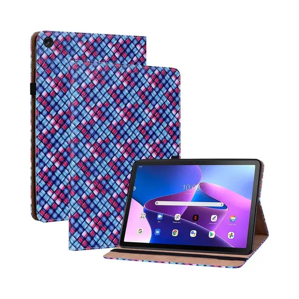 Lenovo Tab M10 Plus Gen 3 (10.6) Hoes Kunstleer Book Case Blauw thumbnail