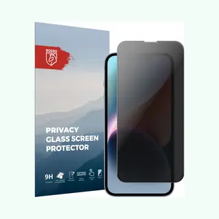 Rosso Privacy Screen Protector Geschikt Voor De Apple IPhone 14 - 9H Gehard Glas - Case Friendly Tempered Glass - Eenvoudige Installatie