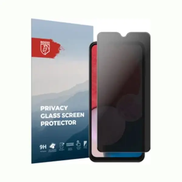 Rosso Privacy Screen Protector Geschikt Voor De Samsung Galaxy A13 4G - 9H Gehard Glas - Case Friendly Tempered Glass - Eenvoudige Installatie thumbnail