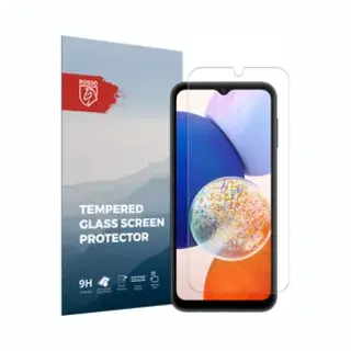 Rosso 9H Tempered Glass Screen Protector Geschikt Voor Samsung Galaxy A14 (4G/5G) | Glasplaatje | Beschermlaag | Beschermglas | 9H Hardheid