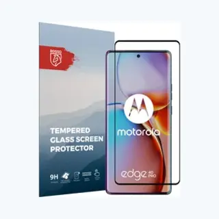 Rosso 9H Tempered Glass Screen Protector Geschikt Voor Motorola Edge 40 Pro | Glasplaatje | Beschermlaag | Beschermglas | 9H Hardheid