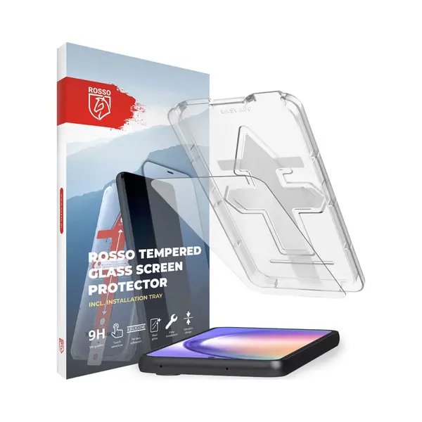 Rosso Screenprotector Geschikt Voor De Samsung Galaxy A54 | Gehard Glas | Beschermglas | Glasplaatje | Fingerprint & Case Friendly | Met thumbnail
