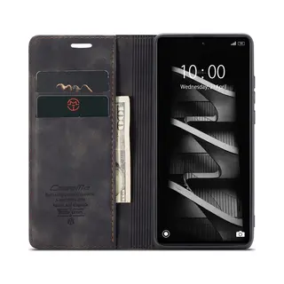 CaseMe 013 Xiaomi Redmi Note 12 Pro Plus Hoesje Book Case Zwart