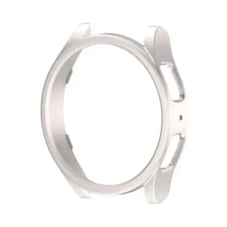 Hoesje Geschikt Voor Samsung Galaxy Watch 6 Classic 43MM - Bumper Case - Wit Grijs