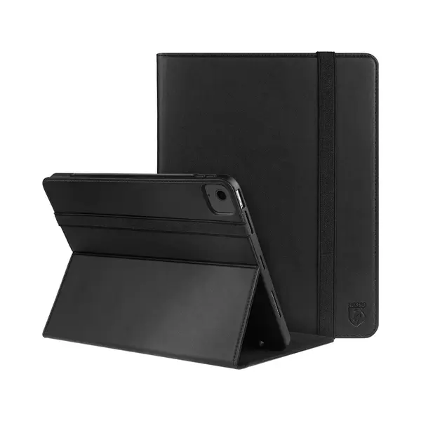 Rosso Element Hoes Geschikt Voor Apple IPad Air 11 (2024/2025) | Book Case | Volledige Bescherming | Elastische Band | Sleep/Wake Functie | Met thumbnail
