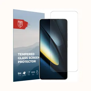 Rosso Screen Protector Geschikt Voor Xiaomi Poco F6 Pro | 9H Tempered Glass | Glasplaatje | Beschermlaag | Beschermglas | 9H Hardheid