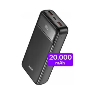 Buddi Boost - 20.000 MAh Powerbank - Reisformaat - Led Display - Usb-A - Usb-C Snelladen - Universele Draagbare Oplader Voor Telefoon & Tablet -