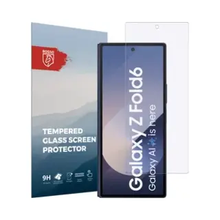 Rosso Screen Protector Voorkant Geschikt Voor Samsung Galaxy Z Fold 6 | 9H Tempered Glass | Glasplaatje | Beschermlaag | Beschermglas | 9H Hardheid