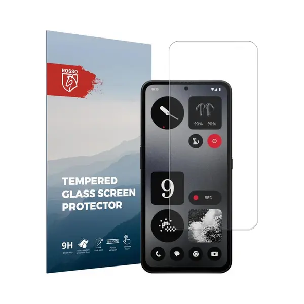 Rosso Screen Protector Geschikt Voor Nothing Cmf Phone 1 | 9H Tempered Glass | Glasplaatje | Beschermlaag | Beschermglas | 9H Hardheid thumbnail