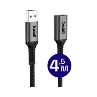 Buddi Flex | Usb-A Naar Usb-A Verlengkabel | Usb 3.0 | Female Naar Male | Geschikt Voor Printers, Telefoon, Usb-sticks, Harde Schijven En Meer | Usb