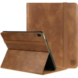 Rosso Element Hoes Geschikt Voor Samsung Galaxy Tab S6 Lite | Book Case | Volledige Bescherming | Elastische Band | Sleep/Wake Functie | Met Penhouder