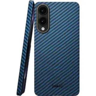 Nekit Fiber Hoesje Geschikt Voor Samsung Galaxy S25 Edge - Compatibel Met MagSafe En Qi2 - High-tech Kevlar Aramidevezels 1500D - Back Cover Ultra Dun