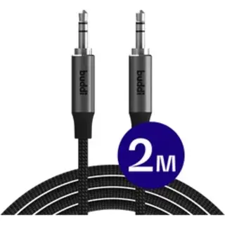 Buddi Flex Aux Kabel - Audio Kabel - Jack Kabel - Male To Male - 3.5mm Jack Naar 3.5mm Jack - Aux Naar Aux - Auto - Koptelefoon Kabel - Geschikt Voor
