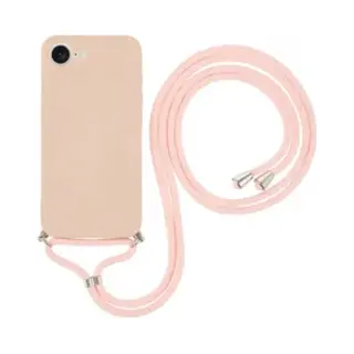 Hoesje Met Koord Geschikt Voor Apple IPhone 17e / 16e - Back Cover Met Camera Bescherming - Ideaal Voor Festival/Vakantie - Flexibel Tpu - Smartphone