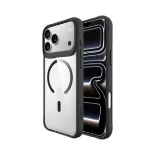 Buddi Hybrid - Hoesje Geschikt Voor Apple IPhone 17 Pro Max - Compatibel Met MagSafe - Back Cover Met Magneet - Magnetische Beschermhoes - Transparant