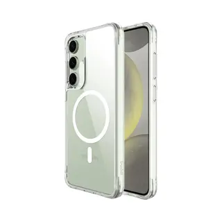 Buddi Core - Hoesje Geschikt Voor Samsung Galaxy S24 Fe - Compatibel Met MagSafe - Back Cover Met Magneet - Doorzichtige Telefoonhoes - Beschermhoes -