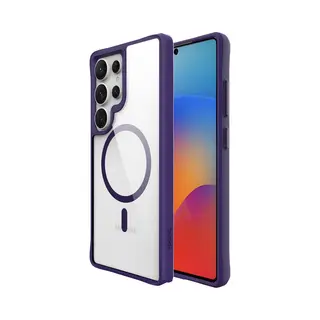 Buddi Hybrid - Hoesje Geschikt Voor Samsung Galaxy S25 Ultra - Compatibel Met MagSafe - Back Cover Met Magneet - Magnetische Beschermhoes -