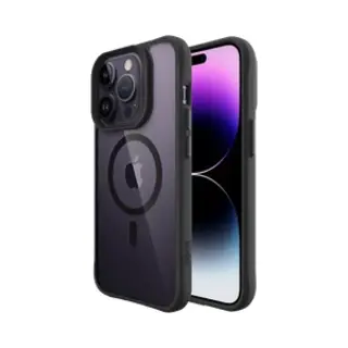 Buddi Hybrid - Hoesje Geschikt Voor Apple IPhone 14 Pro - Compatibel Met MagSafe - Back Cover Met Magneet - Magnetische Beschermhoes - Transparant