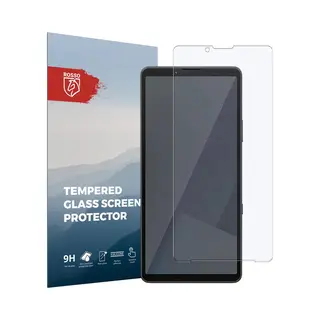 Rosso Screen Protector Geschikt Voor Sony Xperia 10 Vii | 9H Tempered Glass | Glasplaatje | Beschermlaag | Beschermglas | 9H Hardheid