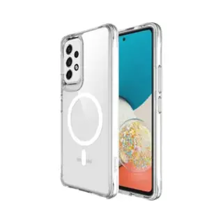 Buddi Core - Hoesje Geschikt Voor Samsung Galaxy A53 - Compatibel Met MagSafe - Back Cover Met Magneet - Doorzichtige Telefoonhoes - Beschermhoes -