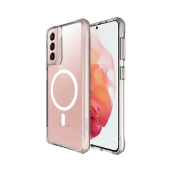 Buddi Core - Hoesje Geschikt Voor Samsung Galaxy S21 - Compatibel Met MagSafe - Back Cover Met Magneet - Doorzichtige Telefoonhoes - Beschermhoes - thumbnail