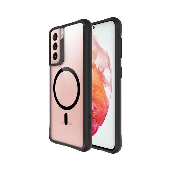 Buddi Hybrid - Hoesje Geschikt Voor Samsung Galaxy S21 - Compatibel Met MagSafe - Back Cover Met Magneet - Magnetische Beschermhoes - Case Transparant thumbnail