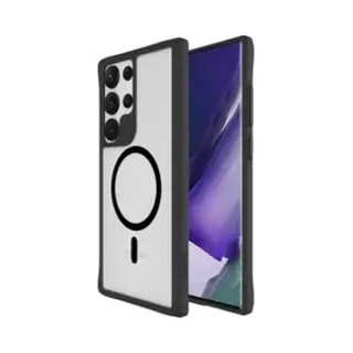 Buddi Hybrid - Hoesje Geschikt Voor Samsung Galaxy S23 Ultra - Compatibel Met MagSafe - Back Cover Met Magneet - Magnetische Beschermhoes - Matte