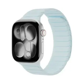 Buddi Fuse Magnetisch Bandje Geschikt Voor Apple Watch 1/2/3/4/5/6/7/8/9/10/11/Se - 38/40/41/42MM - Siliconen Sportbandje Met Magneetsluiting