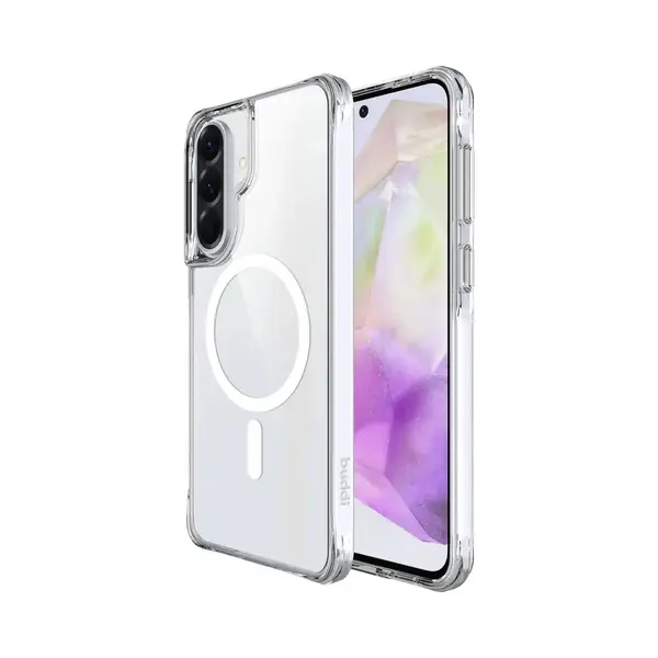 Buddi Core - Hoesje Geschikt Voor Samsung Galaxy A57 - Compatibel Met MagSafe - Back Cover Met Magneet - Doorzichtige Telefoonhoes - Beschermhoes - thumbnail