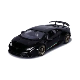 Bburago Modelauto/speelgoedauto Lamborghini Huracan Performante - Zwart - 19 Cm - Schaal 1, 24
