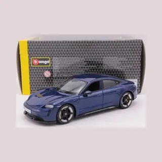 Porsche Taycan Turbo S Blue 1, 24 Bburago