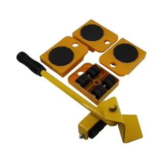 Benson Meubelrollers Met Hefboom - 4 Stuks - Anti-slip - 150 Kg Draagkracht - Compact En Veelzijdig