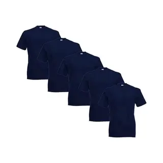 Fruit Of The Loom - 5 Stuks Valueweight T-shirts Ronde Hals - Navy - Xl