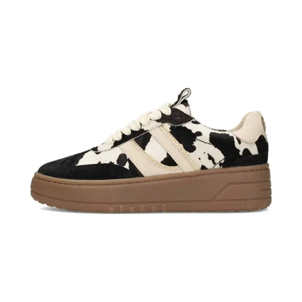 Ps Poelman Anemone Dames Sneakers - Beige Met Dierenprint thumbnail