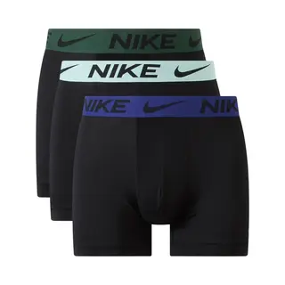 Nike Trunk Logo Boxershorts Schwarz Grün Blau (3er-Pack) - M