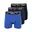 zwart - donkerblauw - blauw