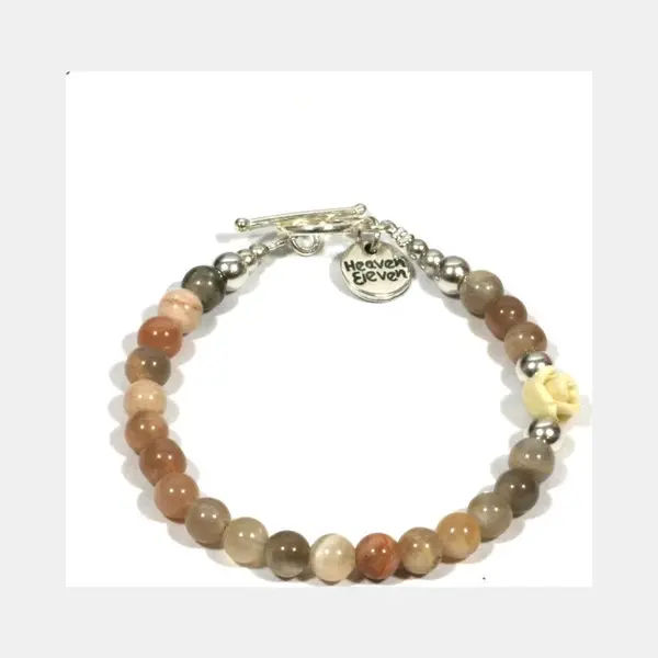 Heaven Eleven - Onyx Met 925 Zilver Buddha Handje thumbnail