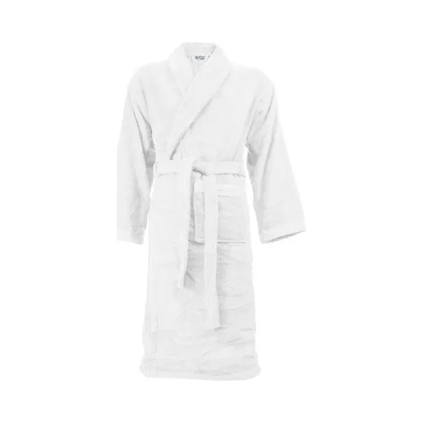 The One Towelling Organic Badjas - Xxl/Xxxl - Kamerjas - Hoge Vochtopname - 420 Gr/m² - 100% Biologisch Gekamd Katoen - Wit thumbnail