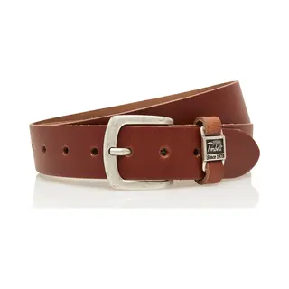4cm Cognac Riem Timbelt 460 - Maat 115 - Totale Lengte Riem 130 Cm