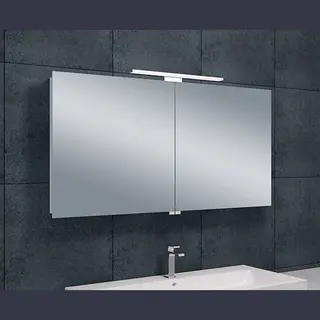 Xellanz Exellence Bright Lucia Luxe Spiegelkast 120x60cm Met Led Verlichting Aluminium