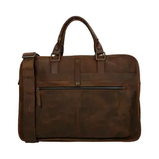Barbarossa Heren Laptoptas 17 Inch Ruvido 826-132 Bruin
