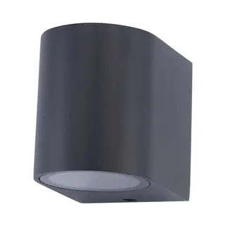 Led's light by Shada Led's Light Led Wandlamp Buiten Met GU10 Fitting - Rond - Model San Marino - IP44 - Zwart