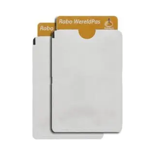 10-pack Bankpas | Ov | Id-kaart Beschermer - Rfid Blocker Blokkerend Zilverkleurig