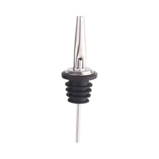 1 Stuks Schenktuit / Rvs / Rubberen Afsluit Ring / Decanteer Schenkdop / Keuken Accessoires / Cocktails En Mixdrankjes Schenktuiten / 3D