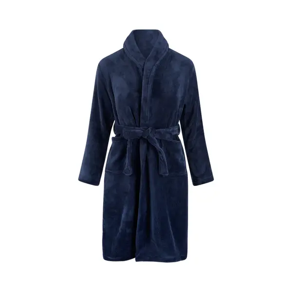 Relax Company Marineblauwe Kinderbadjas Fleece-122/128 (M) thumbnail