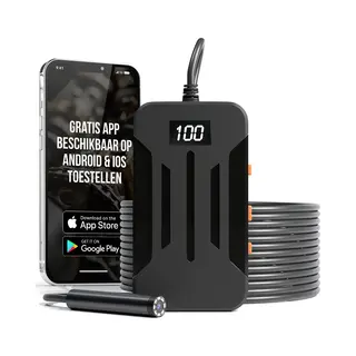 Strex Endoskopkamera 5M - Android/Ios - IP68 Wasserdicht - 1080P Hd - Led-Beleuchtung - Endoskop - Inspektionskamera - Boroskop - Inspektion Mit