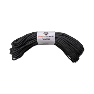 Brute Strength Paracord - Touw - 6 Mm - 40 Meter - Zwart - 400 Kg Trekkracht