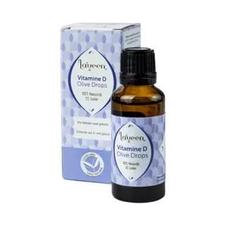 Laveen Vitamine D Bio Druppels 30ml - Suiker & Zoetstofvrij - Vegan - 100% Natuurlijk